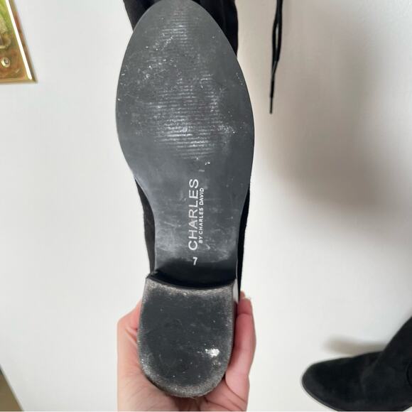 Charles By Charles David Gammon Over-The-Knee Boot Sz 7 - Picture 11 of 12